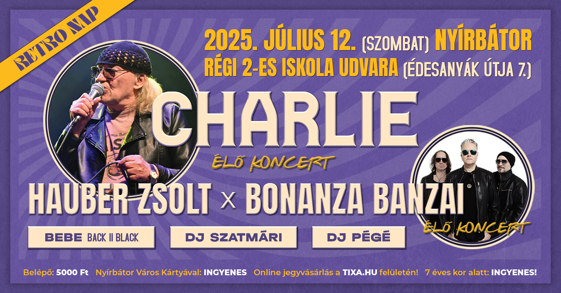 RETRO NAP // CHARLIE KONCERT